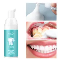 Dientes blanqueamiento de la limpieza mousse retirar manchas de placa olor oral respiración fresca dientes dentales herramienta de cuidado dental 60g268s