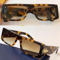 Дизайнерские солнцезащитные очки для мужчин Z1361E Квадратная пластина рама Mens Fashion Classic occhiali da sole con montatura Quadrata Quadratische SO243G