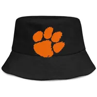 Moda clemson tigers logo unisex składany wiadra czapka fajna urocza Visor Fisherman Beach Visor sprzedaje Bowler Cap College Football Playoff 2278V