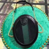 5A 550618 18cm Ophidia mini round shoulder bag Zip closure Chain strap with 57cm drop come with dust bag box239L