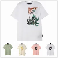 2023 nueva camiseta al revés Neon Tee PXP pintada Huracane Fashion Mens Diseñadores para mujeres Tee P A Tops
