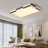Luces de techo Hall LED CREATIVE SEACHULARIO Lámpara de hierro forjado ultra delgado para sala de estar y dormitorio