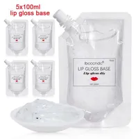 Lip Gloss 500ml Clear Base Gel Glaze Material Odorless Moisturizing Lipgloss For DIY WholeLip5140424