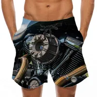 Camisetas masculinas de moda para hombres camiseta pantalones pantalones cortos de playa hip-hop ropa de ropa de calle fresca motocicleta estampada casual sobre size camisa