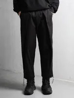 Pantaloni maschili alla moda tendenza maschile hip hop casual anteriore a corda larga gamba capris personalizzata