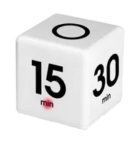 Candy Color Bube Timer Kitchen Timer Timer Cube 5 15 30 i 60 minut dla zarządzania czasem Timer Timer Timer 220306647754