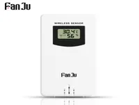 Termómetros para el hogar doméstico Fanju Temperatura Humedad inalámbrica Termómetro digital electrónico inoutdoor utilizado WI5211875