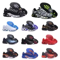 2023 Mens TN Running Shoes TNS Plus Triple Black White Utility Blue Orange Hyper Oreo Purple Midleic Silver Midnight Fashion Outdoor Sports Sneakers Trainers