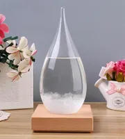 Novelty Items Weather Forecast Storm Glass Bottle Predictor Barometer Birthday Gifts With Base Home Decor Crystal Bottles Mini Dro9549642