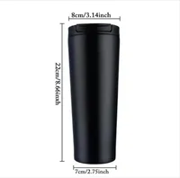 Asfull Vacuum Thermos Mug Coffee Cup 500ml Thermos Cup Stainless Steel Mug Cup with Lid Travel Vacuum Flask Mugs for Coffee LJ20126256403