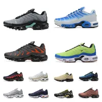 2023 AIR plus Max TN Running Shoes Mens AirMaxs TNS Terrascape Black Antracite Mint Green University Blue Unity Reflective Bred Bred Chausure Requin Sneakers Trainers
