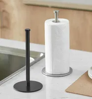 Haken Rails Tisch Top Roll Paper Hold für nicht perforierte Küche vertikaler Gewebe Plastikpapier Papier Zinnfolienschelf1342588