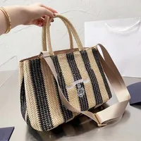 Designer Handbag Knitting Borse Bascine Baske Bags Borse Girls Spalla Crossbody Borse Weaving Shopper