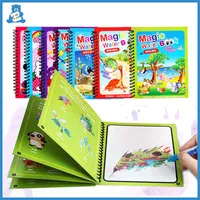 8 Types Montessori Reusable Coloring Book Magic Water Drawing Sensory Early Education Toys