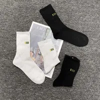 21ss mens fashion socks letter pattern boys sock hiphop street style for running sports breathable active stocking 2 colors s213Q