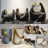 Stella McCaryney Frayme Medium Flap Shoulder Bag Medium Vegan Frayme Bags Crossbody Classic Brand Small Handbags Women Purs Purtes Luxury Designer Plånbok