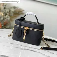L Bag Handbags Shoulder Bags Delicate knockoff Designer Makeup Bag VANITY PM 19CM Genuine leather Hand Bag M45598 With Box YL061 6UEB