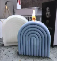 3D Geometric Line Aromatherapy Silicone Mold Form for Candles Molds Handmade Diy Making Kit Forms Resin Mould Arts 2207218549609