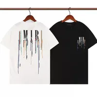 Summer Mans Designer Graffiti T-shirts Printed Fashion man T-shirt Cotton Casual Tees Short Sleeve Luxury Hip Hop Streetwear T-Shirts Amiris