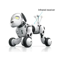 Electronics Robotschild Holiday Gift RC Toys Walking Dog 24G Controle remoto sem fio Smart Dog Electronic Pet Educational7181625