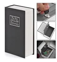 Konesky New Shaped English Dictionary Book Lockup Storage Box Money Tirelire Pièces avec clés Coffre-fort pour la maison et les voyages LJ2014104051