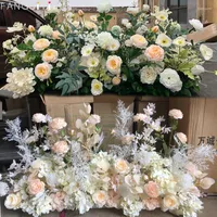 Vazolar Düğün Çiçek Düzenlemesi Yapay Çiçek Sıra Arch Zemin Duvar Asma Parti Sahne Karşılama Alanı Dekor