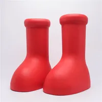 MSCHF Astro Boy Big Red Boot Designer Shoes For Men Women TPU Thick Bottom Non-Slip Rubber Platform boot Red EVA foam outdoor oversized