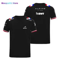 Wangcai01 Men's T-shirts 2022 Formule 1 Alpine F1 Team Short Seve Shirt Blue Officiële F1-shirt Nieuwe hoogwaardige kleding Rennrad Trikot Herren 0306H23
