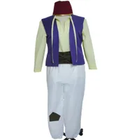 Traje de Aladdin Prince Halloween Cosplay Costume01236278336