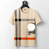 2023 Summer Mens Designer T Shirt Casual Man Damska TESE Z literami Drukuj krótkie rękawy