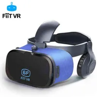 Fiit VR 6F 3D Glasses Headset version IMAX Virtual Reality Helmet 3D Movie Games With Headphone 3D VR Glasses Goggle Casque H220429597437