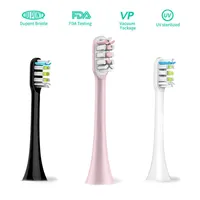 Cabeças de escova de dentes de reposição ajustadas para xiaomi suocas x3 suocare escova de dentes de dentes elétricos de dentes macios com pacote independente351c