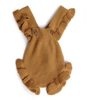 Menina de primavera e outono, adorável suéter, shorts de mochila de macacão de macacão de menina de menina de bebê 2107011984640