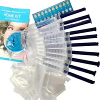 6 10 PCS Kit de gel de peróxido nuevo Equipo de belleza de luz fría dental brillante blanqueamiento de dientes blancos con LED256i