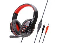 Kopfhörer Ohrhörer Computerspiel E Sport -Headset mit Mikrofon -Call Dual Port Headset Wired Earphone Gaming Headband 722