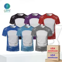 USA Warehouse Custom Sublimation M XXXL Thermal Printing Shirt 100 ٪ Polyester Pots Spots T Rotts