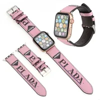 Fashion Watchband Strap for Apple Watch Band 44 mm 42 mm 38 mm 40 mm 41 mm 45 mm 49 mm iwatch 4 5 6 7 8 Serie G G de diseñador de lujo de cuero colorido Flower Snake Print Smart 652