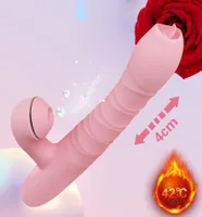Sexy Socken 7Frequenz Teleskope Dildo Vibrator Sex Shop Zunge lecken Massagegeräte Klitoraltee weibliche Masturbator Intelligente H7518688