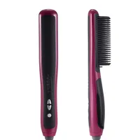 2018 Salon Hair Iron Hair Straightening Escova Alisadora electric hair straightener brush 1PCS ionic heat brush194a