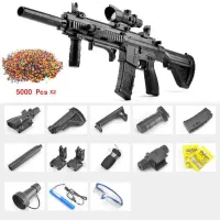 M416 Electric Automatic Rifle Toy Water Bullet Bomb Gel Sniper Toy Gun Blaster Pistol Plastic Model for Boys Kids Adults Shooting Gift R0306