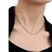 Necklace Earrings Set Literary Girl Vintage Zircon Long Chain Rose Flower Stud Chic Metal Stylish Rock Cool Bracelet Jewelry