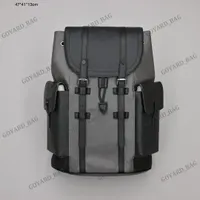 Christopher Desinger Sac à dos pour hommes adolescents mode luxe backbag schoolbag scolare femme voyageur ordinateur portable pack pack toile
