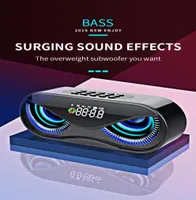 Owl Design Bluetooth Speaker LED Flash Wireless Loudspeaker FM Radio Alarm Clock TF Card Support Select Songs By Numb5921444