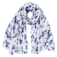 10pcs lots Animal print scarf winter fashion Horse printed scarves whole 180 90cm 8 color271B