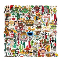 Car Stickers 120Pcs Mexican Cowboy Skl Graffiti For Diy Laptop Skateboard Motorcycle Decals Drop Delivery Mobiles Motorcycles Exteri Dhkaq