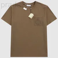 T-shirts masculins Designer High-Version Différencié Market Broidered Cotton T-shirt à manches courtes OS décontracté OS Tee lâche U1W1