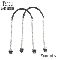 Аксессуары для запчастей мешков Tanqu 1 пара серебряная одно толстая цепь с металлическими винтами для Accesorios Accesorios Обрабатывает женские сумочка 230306
