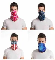 Stijlen 14 Fashion Bandana Camo Face Mask Outdoor Sporthoofdband Turban Headscarf Magic sjaals fietsen maskers Cyz25506674408