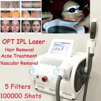 Multifunction IPL Laser Permanent Hair Removal RF Acne Treatment Skin Rejuvenation E Light OPT Beauty Spa Machine