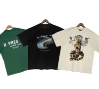 Mens Represents T-shirts Designers Hip Hop Fashion Printing Cotton Sleeve and Breathability Man Shirt Polo Chothes Tees